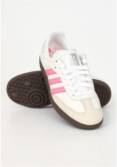 Sneakers Samba Og bianche e rosa da donna ADIDAS ORIGINALS | IG1962.